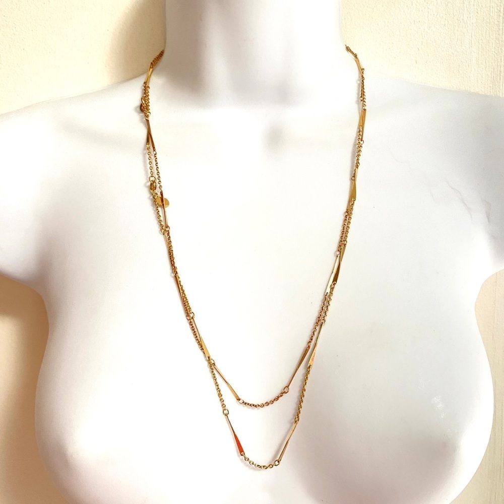 AVON Pair of Goldtone Necklaces Vintage Lot